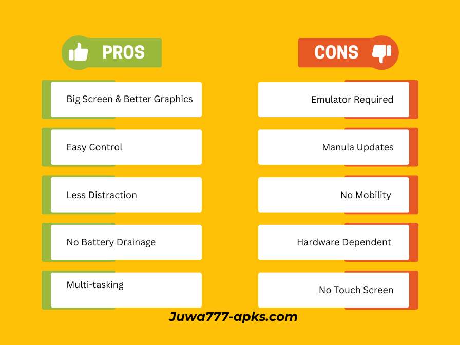 Pro & cons of juwa 777 for pc